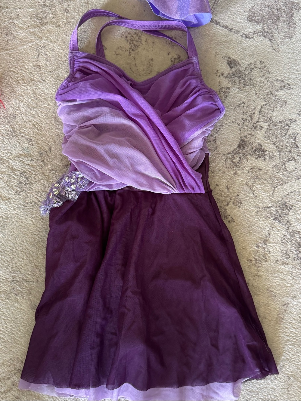 Weissman Lavender and Plum layered chiffon Dress - Ballet/ Lyrical - CI